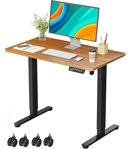 Amazon | Cubiker スタンディングデスク スタンドアップ 高さ調節可能